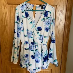 Forever 21 Floral Romper